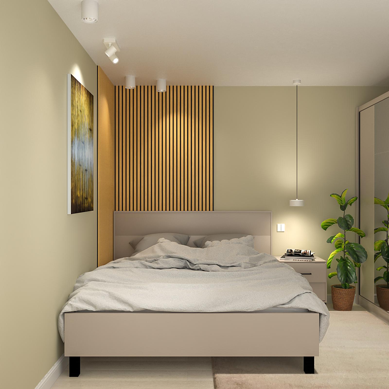 Pat dormitor Salona, matrimonial, bej cashmere, 160 x 200 cm, 4C