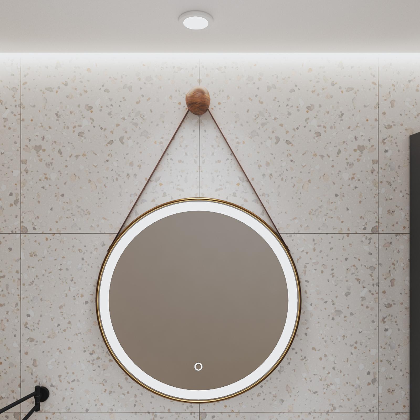Oglinda baie Kadda H-2005 cu LED, , 70 x 70 cm