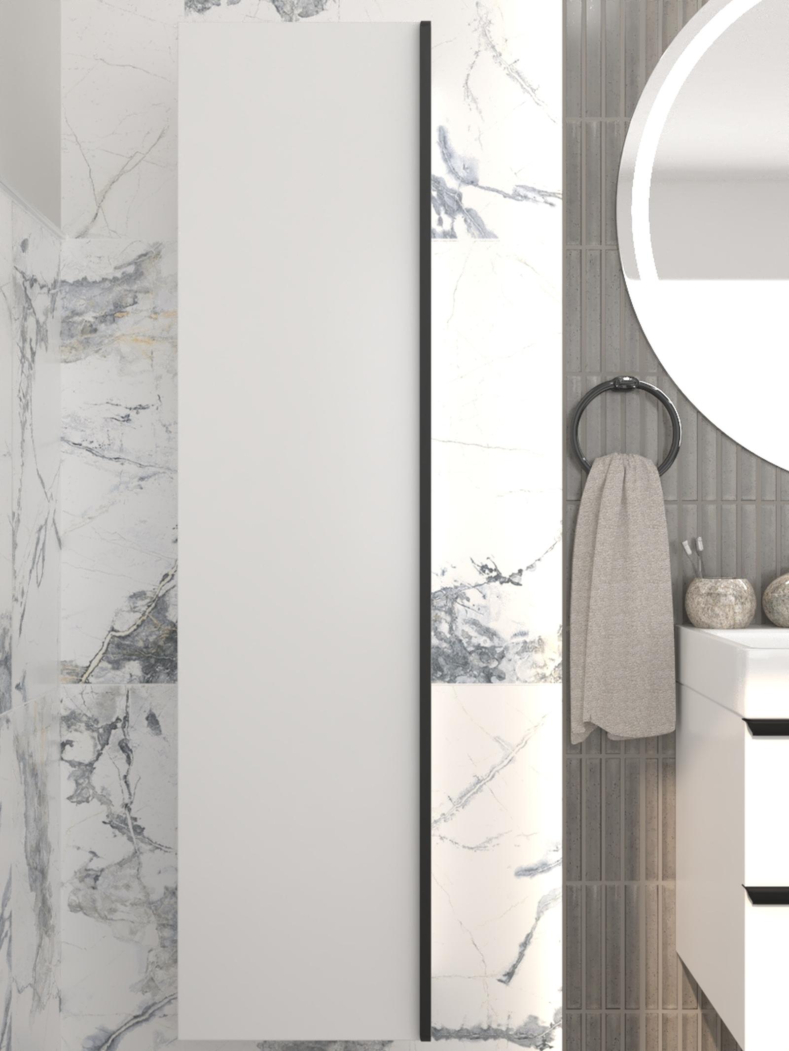 Dulap baie suspendat Cersanit Virgo S522-033, 1 usa, alb, 40 x 160 x 30 cm