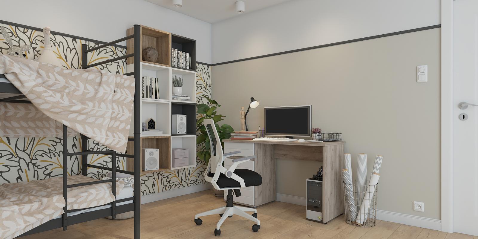 Model amenajare cameră tineret stil modern vivi_3 Model amenajare cameră tineret stil modern vivi_3