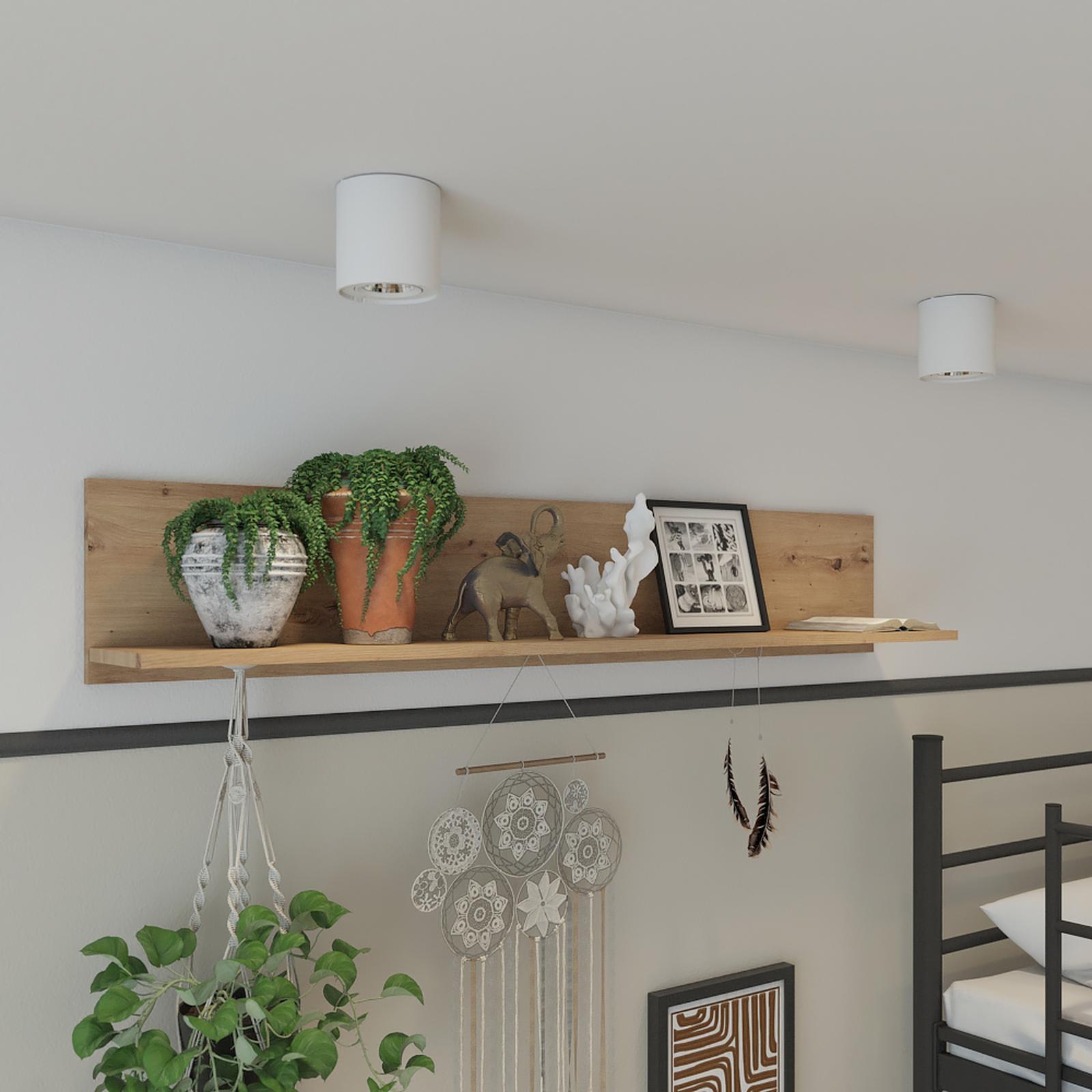 Etajera perete  pentru cameră tineret stil modern vivi Etajera perete Mayenne, placaj, stejar artisan, 137.5 x 19.5 x 24 cm, 1C