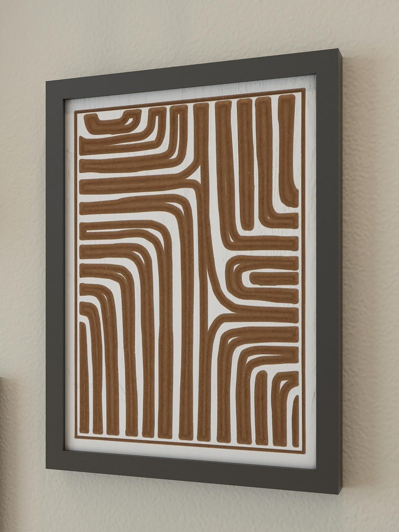 Tablou cu rama  pentru cameră tineret stil modern vivi Tablou cu rama standard, panou + rama MDF, 30 x 40 cm