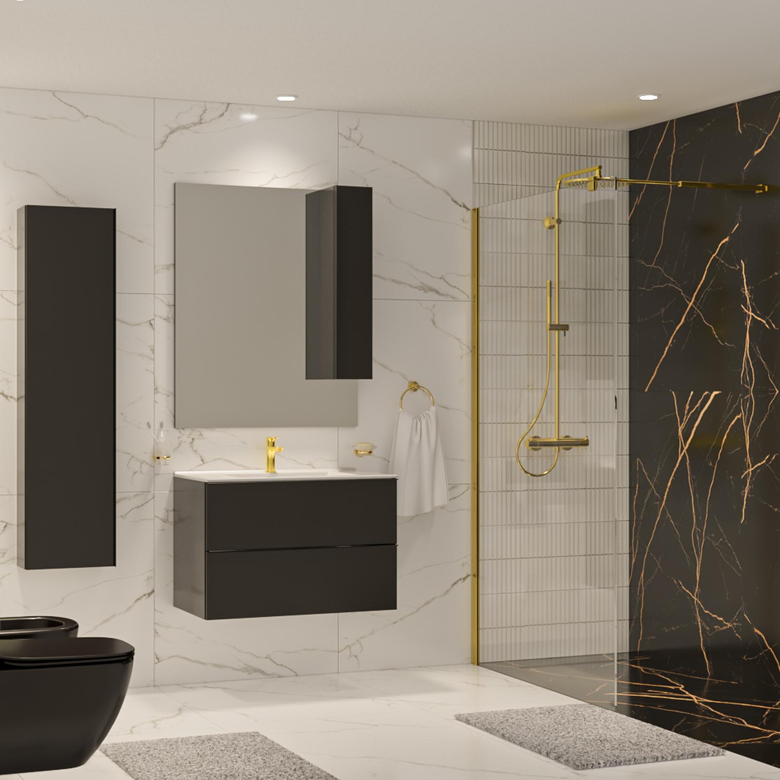 Model amenajare baie stil modern mckinley & atlantis