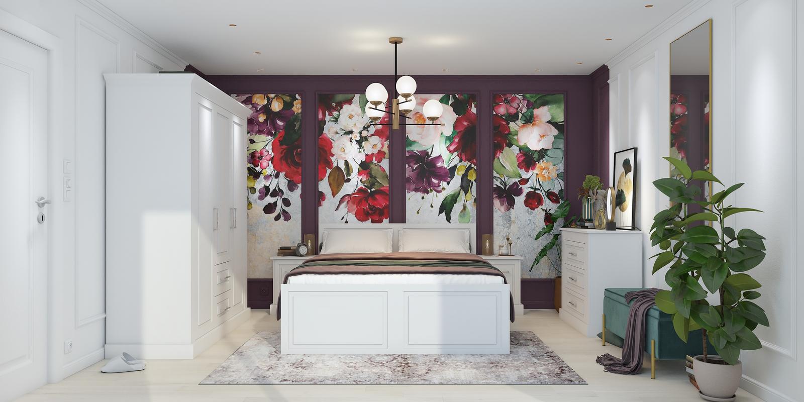 Model amenajare dormitor stil clasic roma_1 Model amenajare dormitor stil clasic roma_1