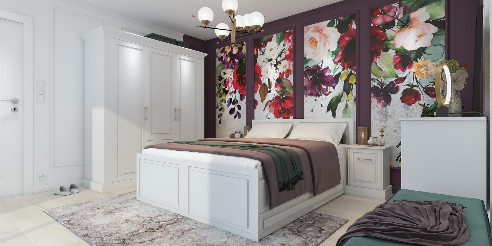 Model amenajare dormitor stil clasic roma_2 Model amenajare dormitor stil clasic roma_2