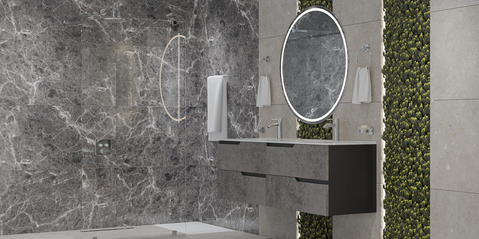 Model amenajare baie stil modern glamstone & deserto_2 Model amenajare baie stil modern glamstone & deserto_2