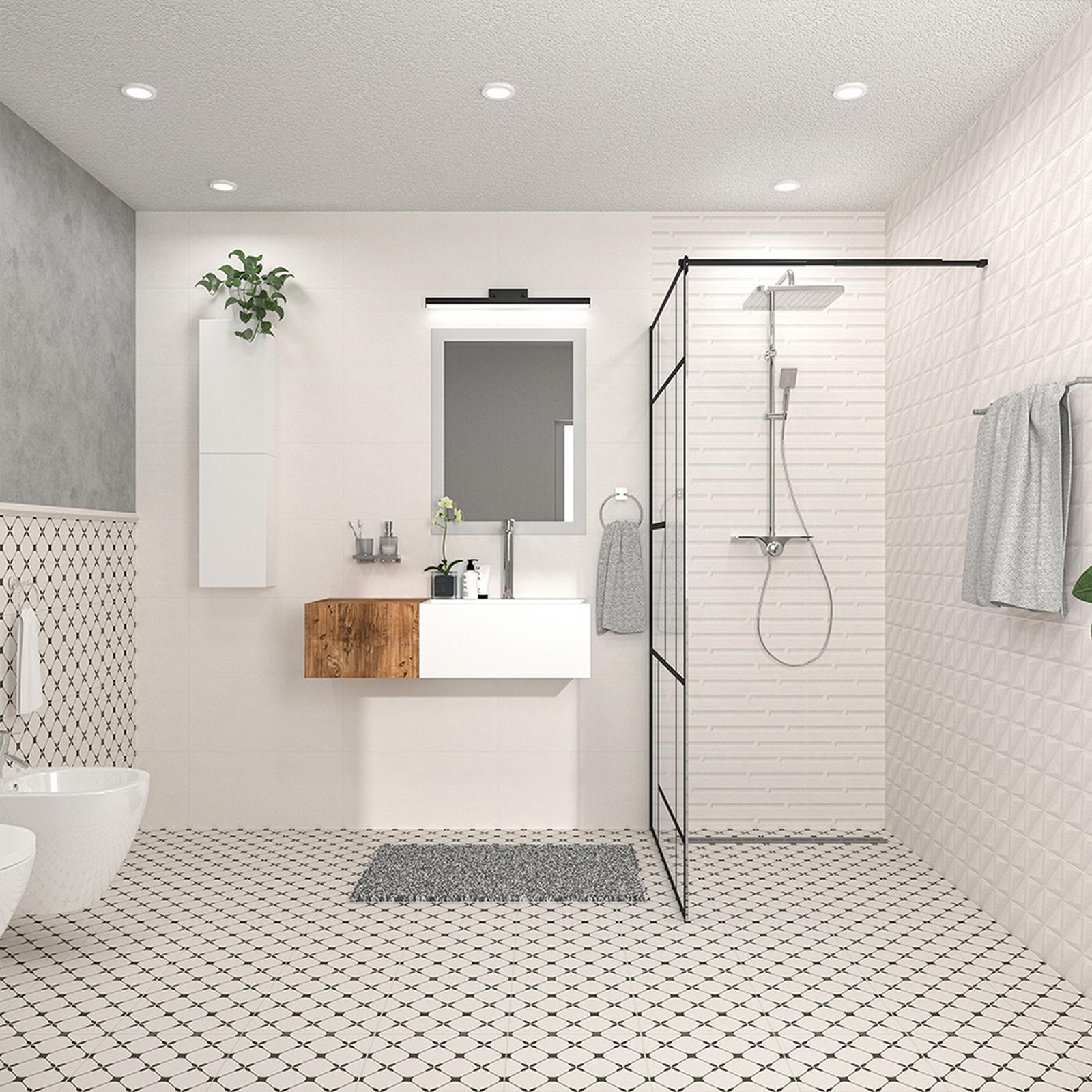 Model amenajare baie stil modern sunset