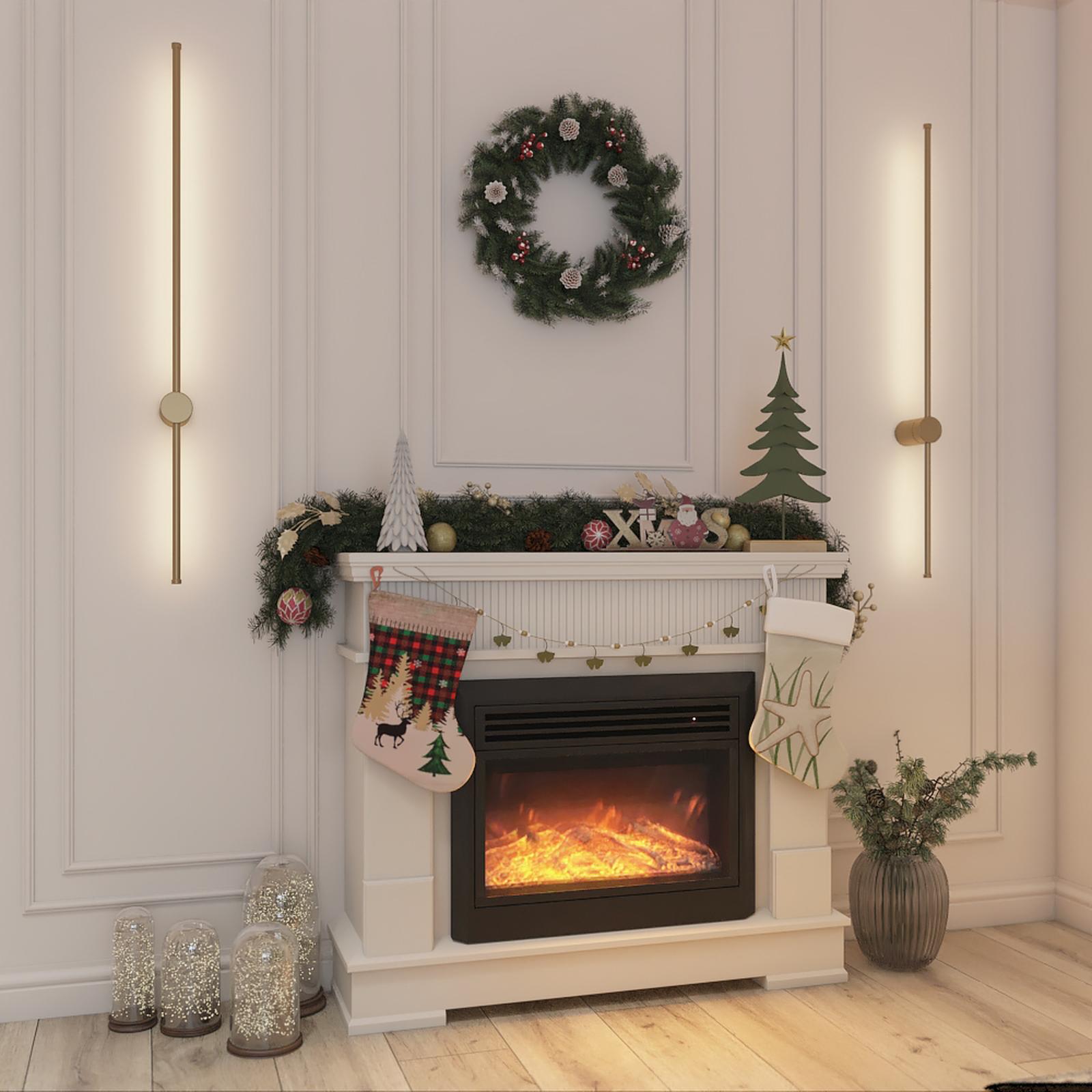 Aplica LED Taboo pentru living stil clasic brilho Aplica LED Taboo 01-3124, 11 W, 871 lm, lumina calda, alama + opal, modern