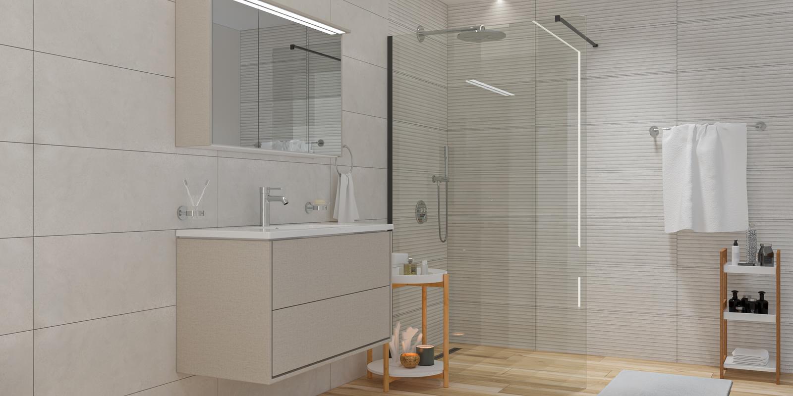 Model amenajare baie stil modern metallo_3 Model amenajare baie stil modern metallo_3