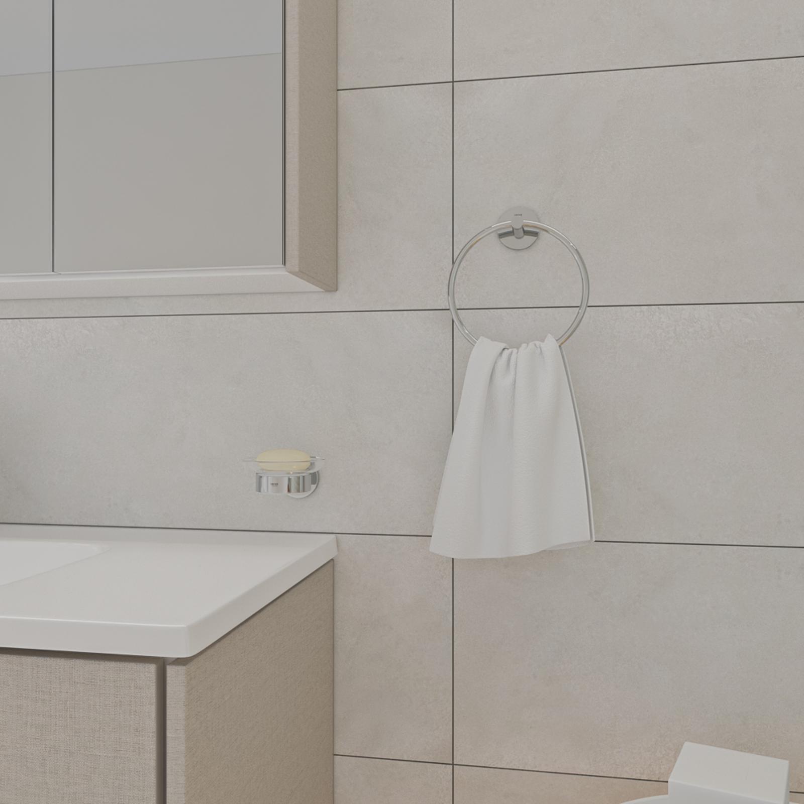 Sapuniera Grohe pentru baie stil modern metallo Sapuniera Grohe Essentials 40368001, transparent