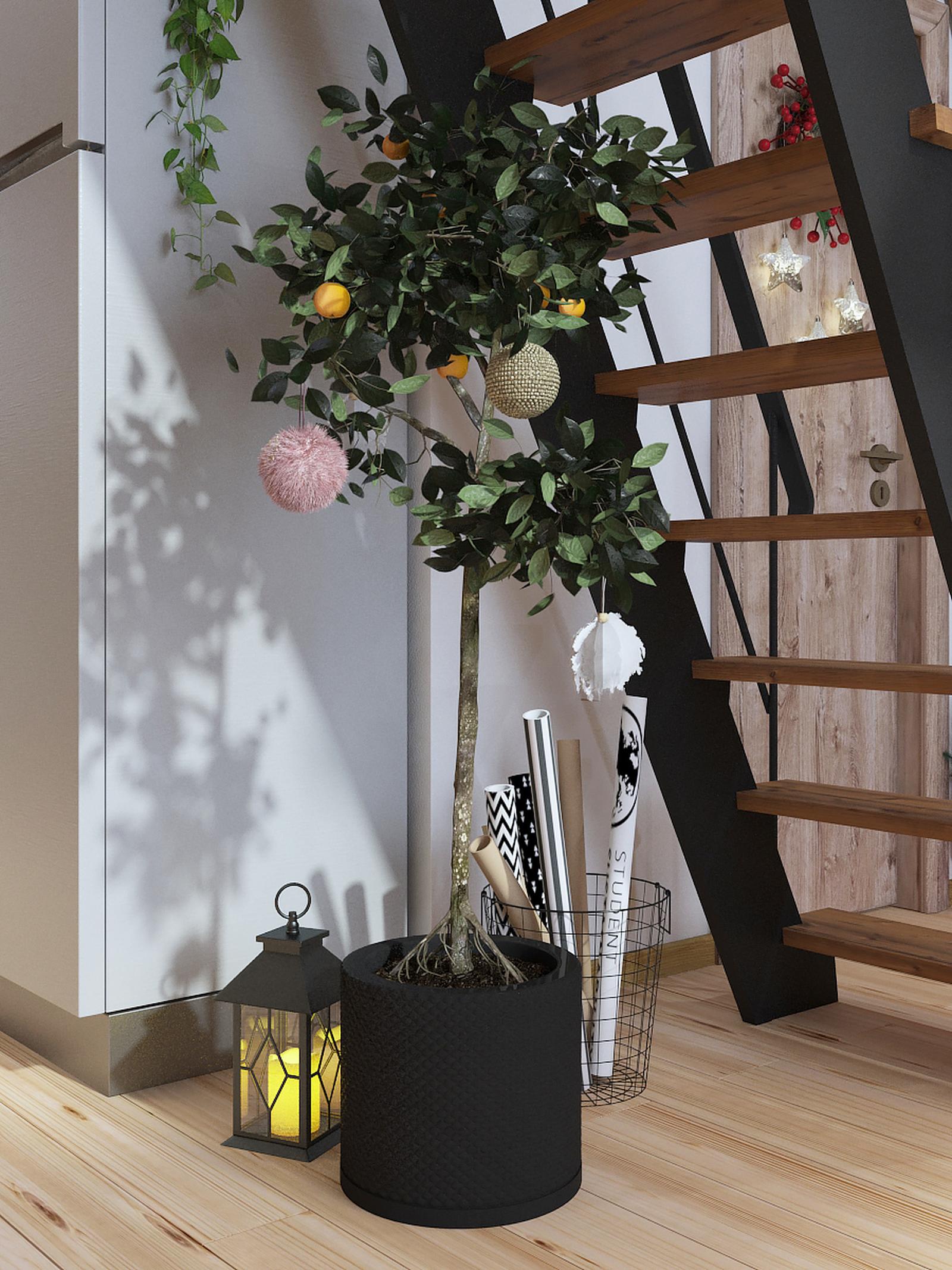 Decoratiune felinar LED Hoff, 0.06W, efect flacara, alimentare baterii