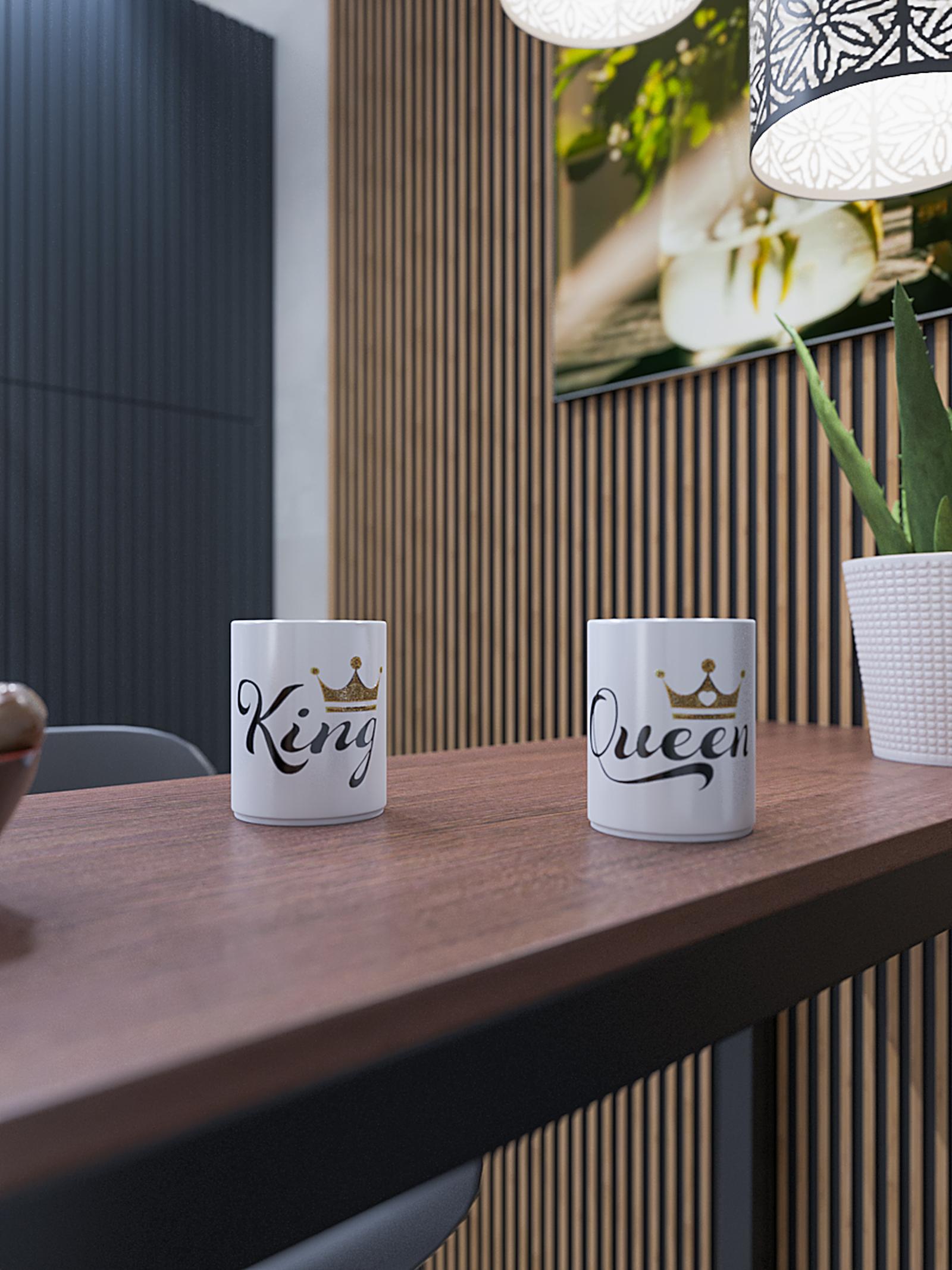 Cana cu mesaj, King, ceramica, multicolor, 330 ml