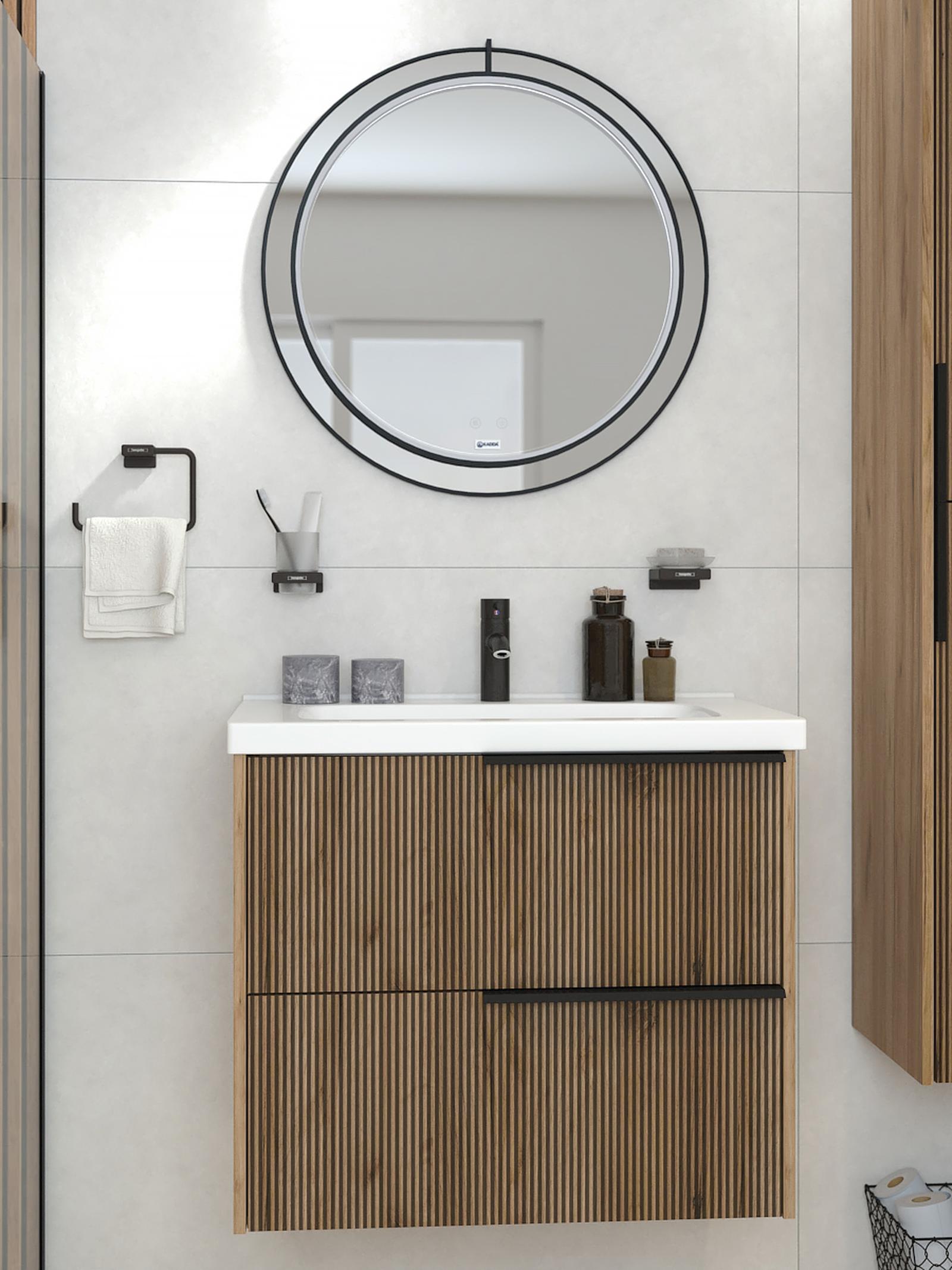 Suport prosop baie pentru baie stil modern toja Suport prosop baie Hansgrohe AddStoris 41754670, tip inel, 18.9 x 12 x 4 cm