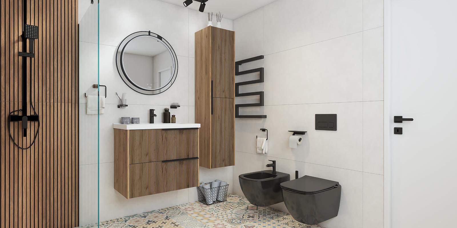 Model amenajare baie stil modern toja_2 Model amenajare baie stil modern toja_2