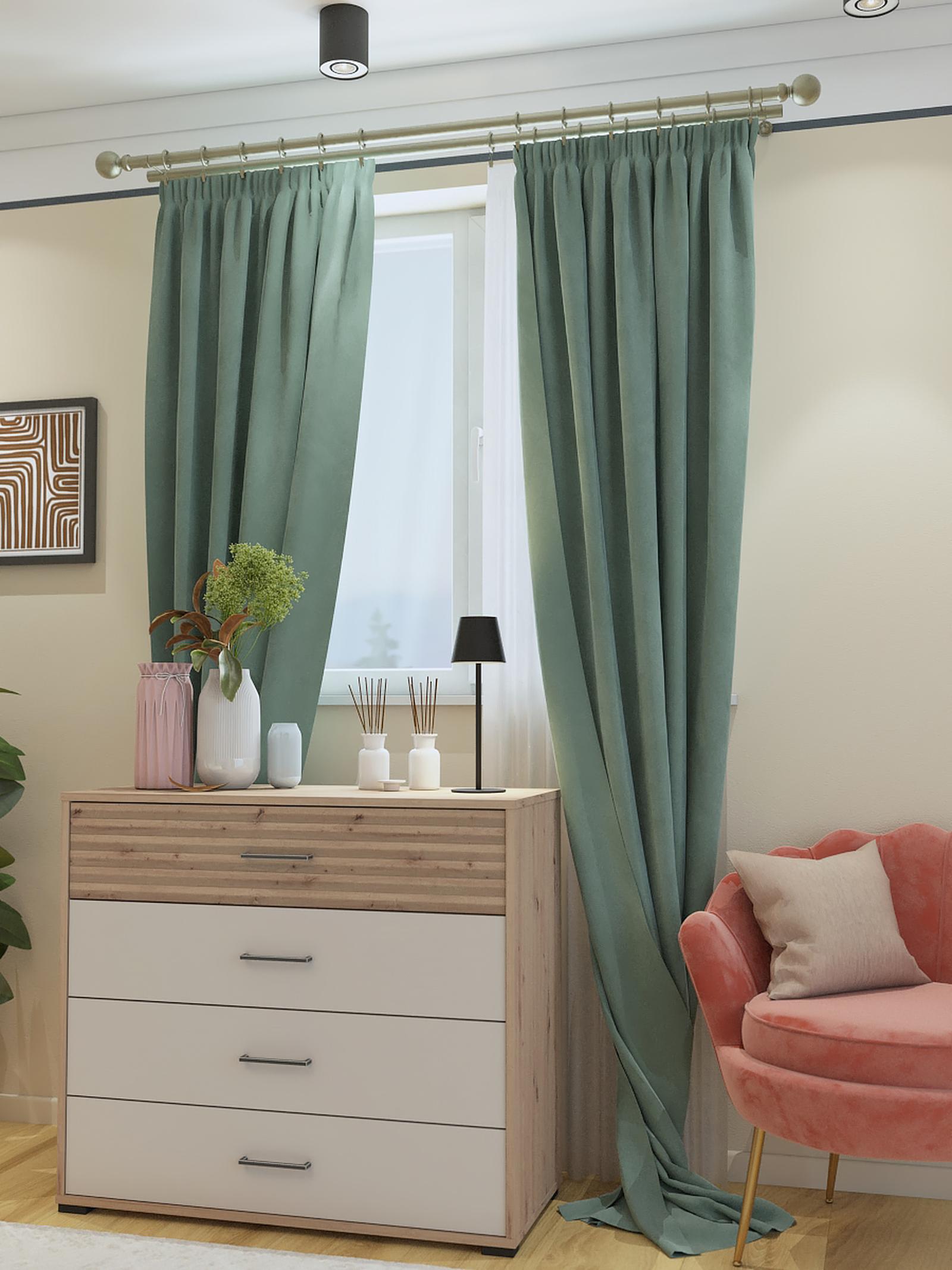 Perdea Zorlu, WLB 15749, poliester, alb, H 295 cm