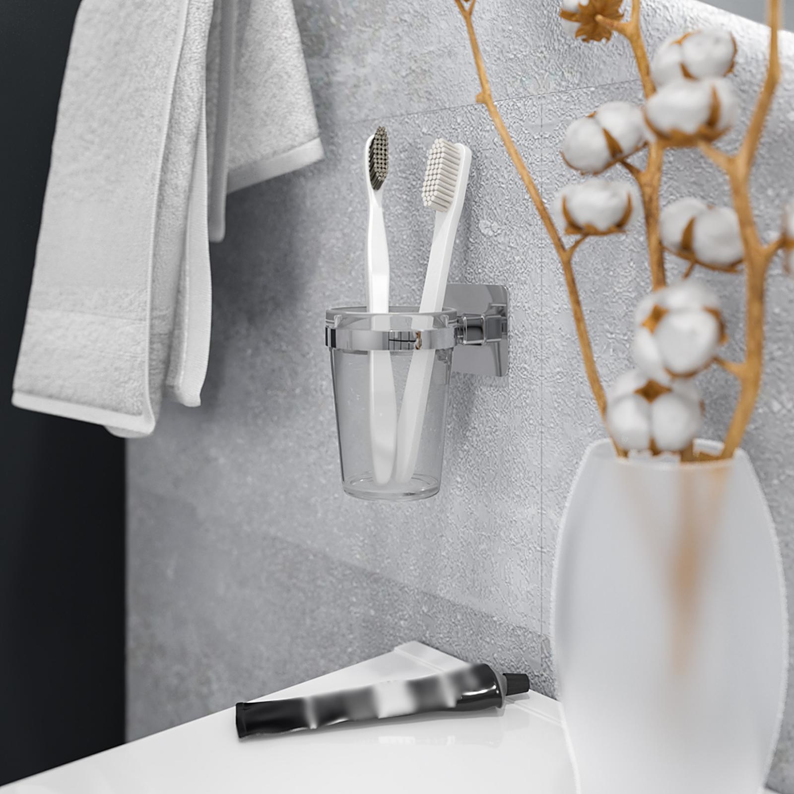 Pahar baie pentru igiena personala, cu suport, Cold Wind 105M03100