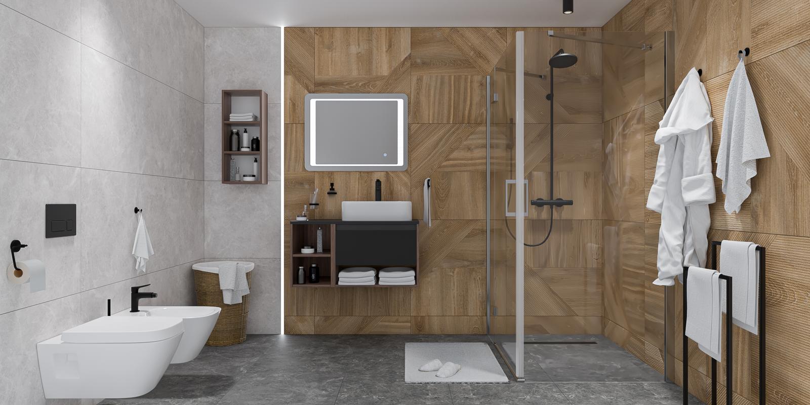 Model amenajare baie stil modern woodfeel_1