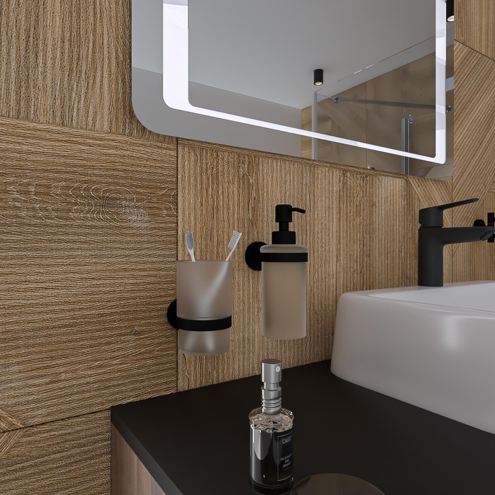 Gresie Woodfeel Roble 74.7 x 74.7 cm, maro, mata, rectificata, aspect lemn