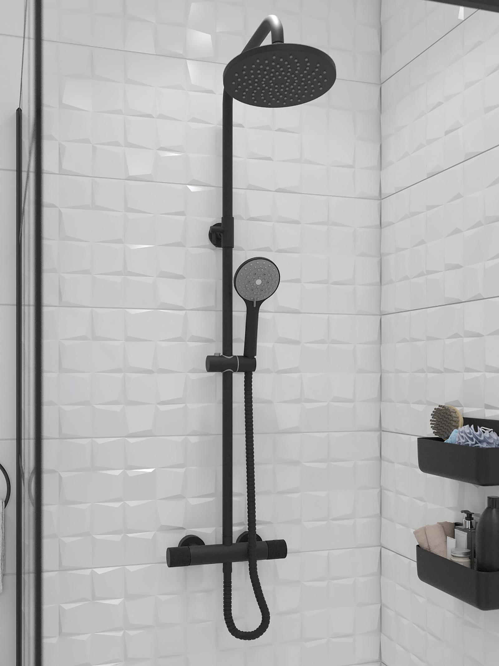 Sistem dus Kadda Idol SH5443-2YB, baterie termostatata