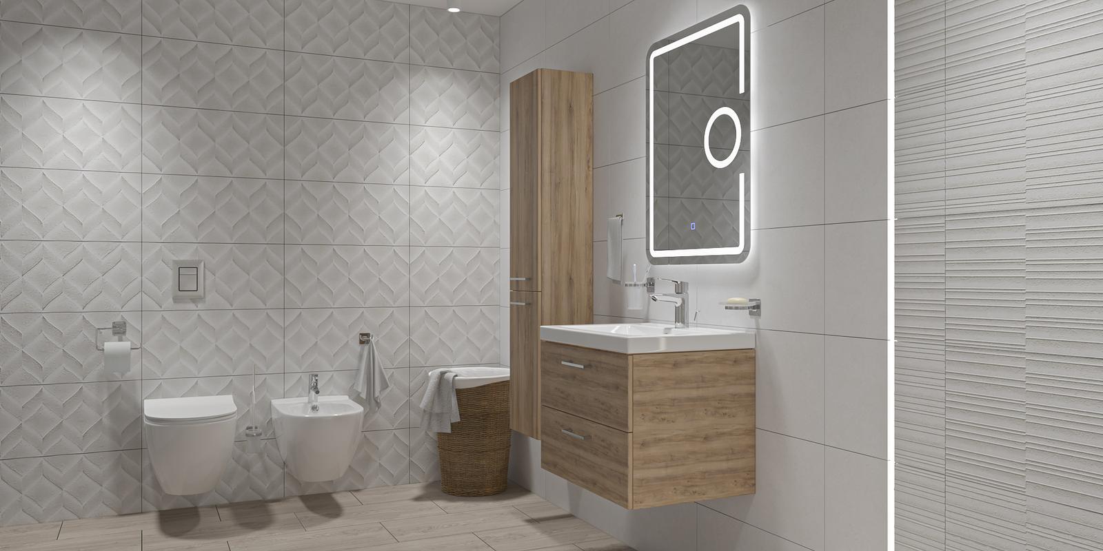 Model amenajare baie stil modern way blanco_3 Model amenajare baie stil modern way blanco_3