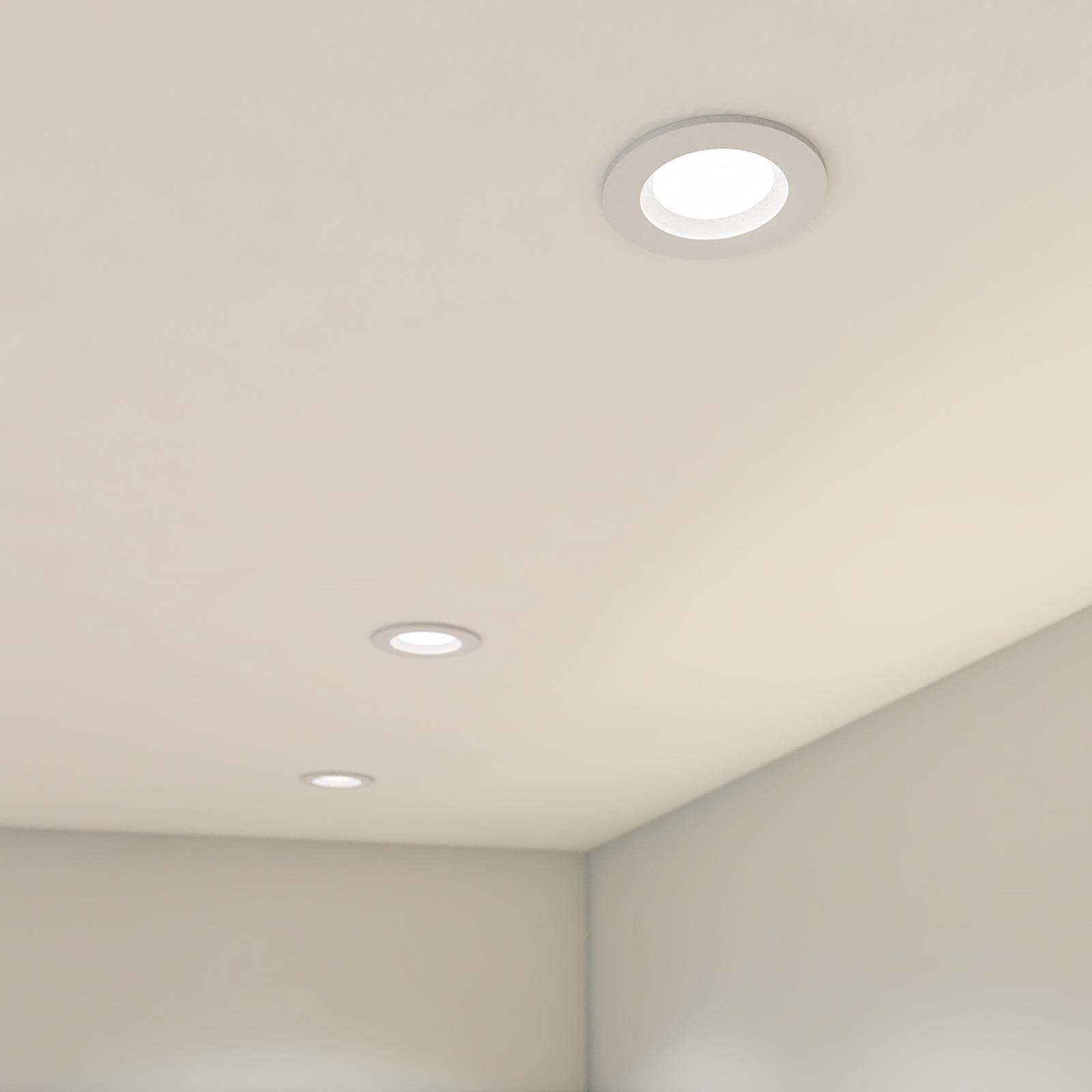 Spot LED incastrat MT 144 70380, 9W, lumina neutra, alb mat