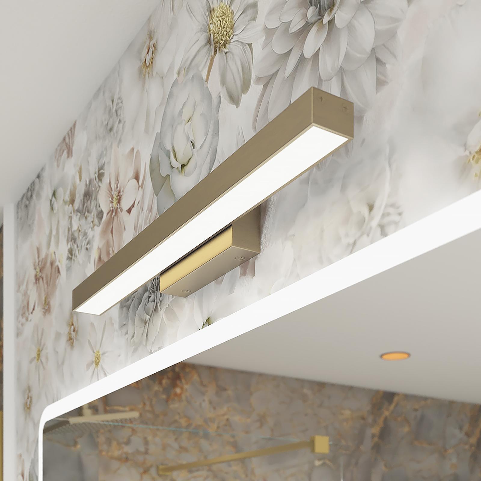 Aplica LED pentru baie John 5721, 12 W, lumina neutra 4000 K, IP44, bronz, modern