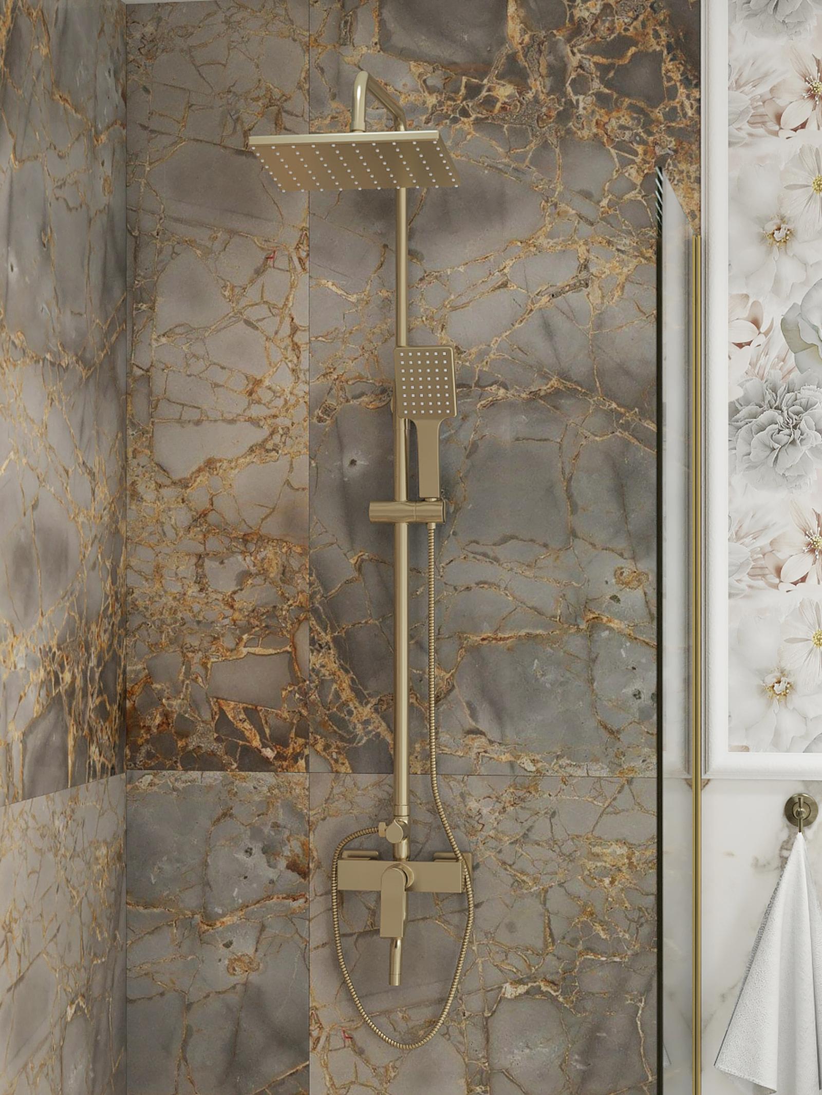 Sistem dus Kadda Girard MY2061-77G, finisaj auriu