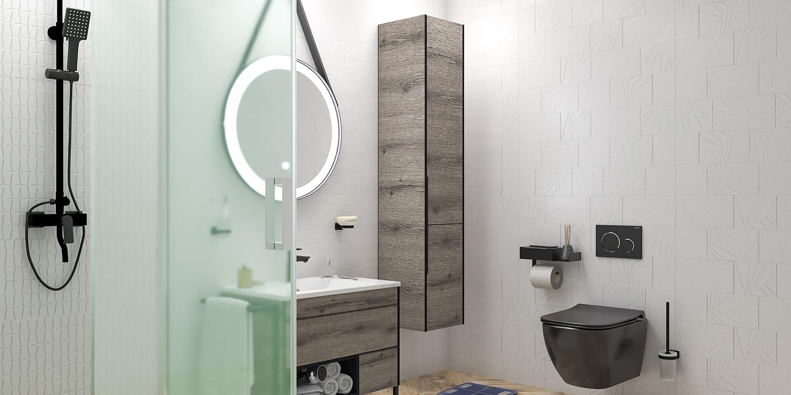 Model amenajare baie stil modern leira_2