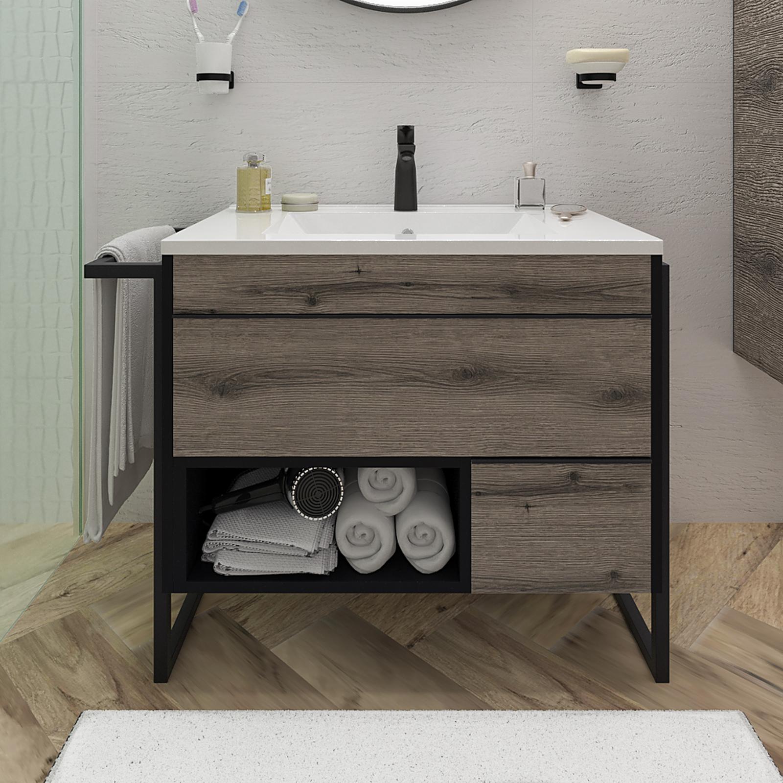 Covoras baie  Saniplast Samoa, antiderapant, alb, 60 x 90 cm