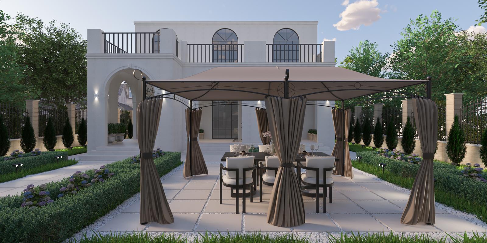 Model amenajare grădină stil clasic kaamos_2 Model amenajare grădină stil clasic kaamos_2