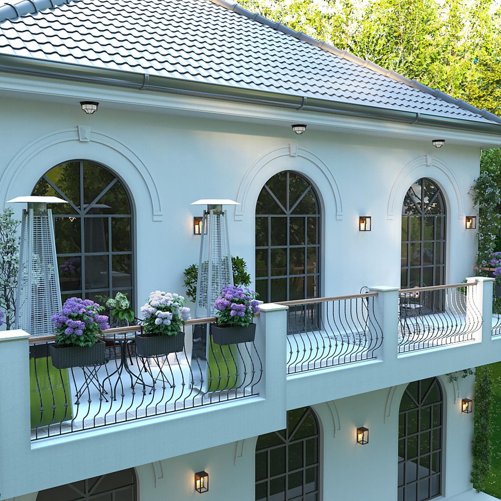 Model amenajare balcon stil clasic tivoli