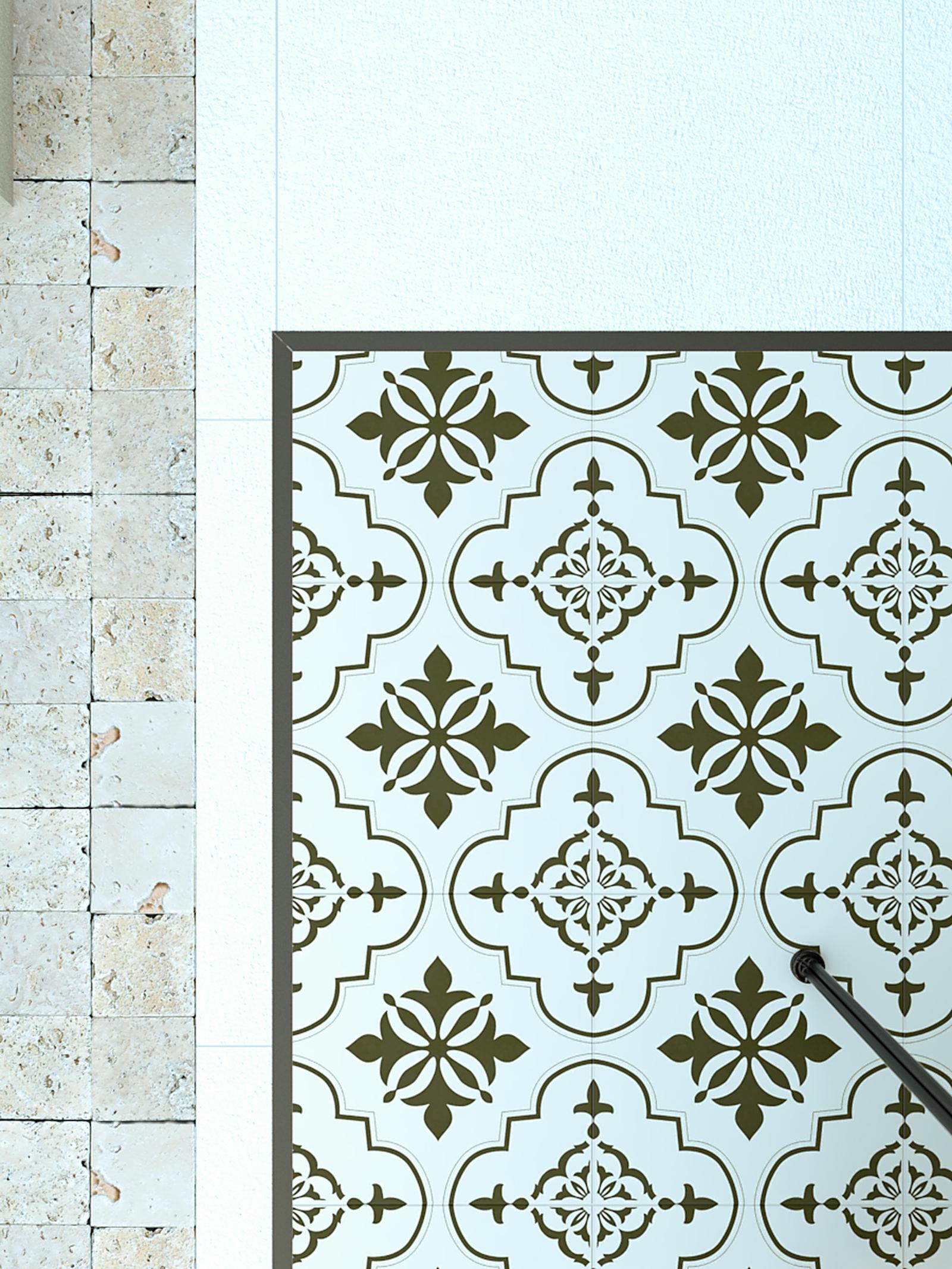 Travertin exterior / interior, Classic Mesta Tumbled, bej, 10 x 10 x 1 cm