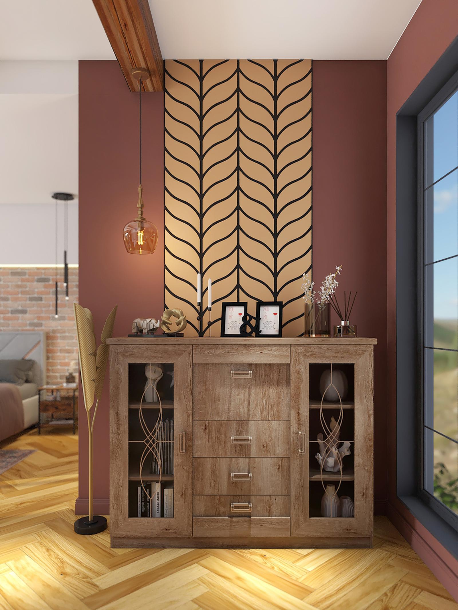 Suspensie Toll pentru dormitor stil clasic attic Suspensie Toll 01-2740, 1 x E27, bronz, modern