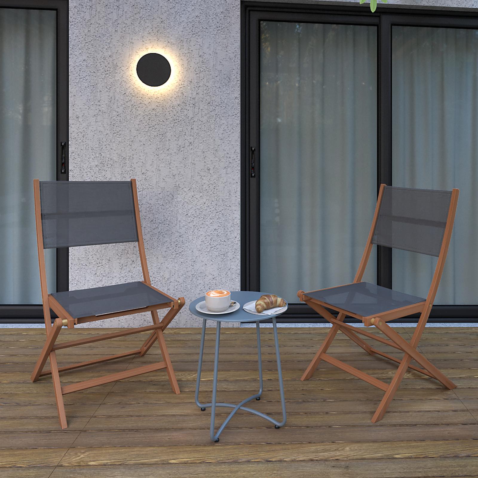 Masa gradina Grandio Mob Ema, metal, rotunda, 40 x 45 cm
