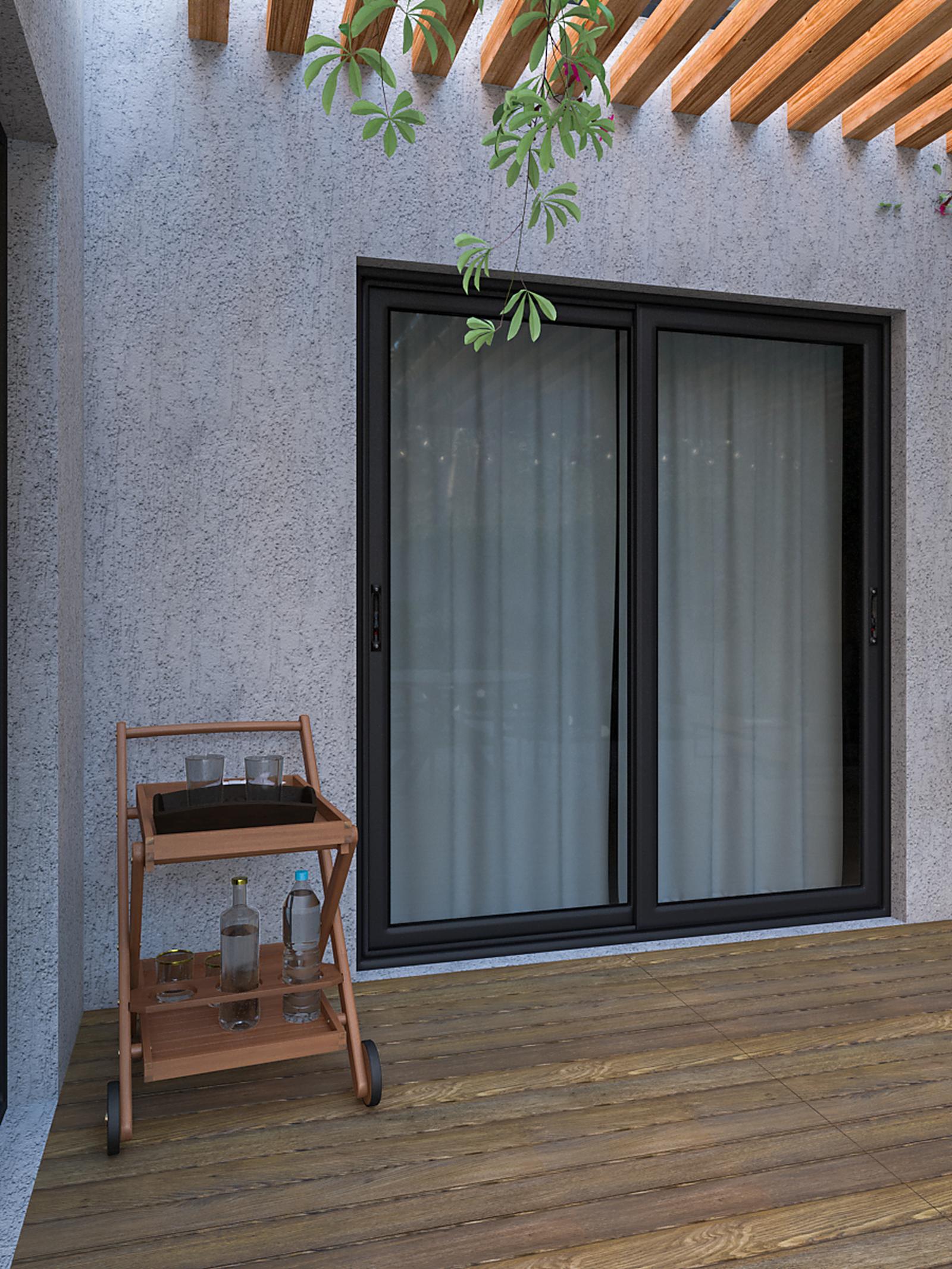 Carucior bauturi Grandio Mob Trolley, decoratiune gradina, din lemn, 69 x 52 x 75 cm