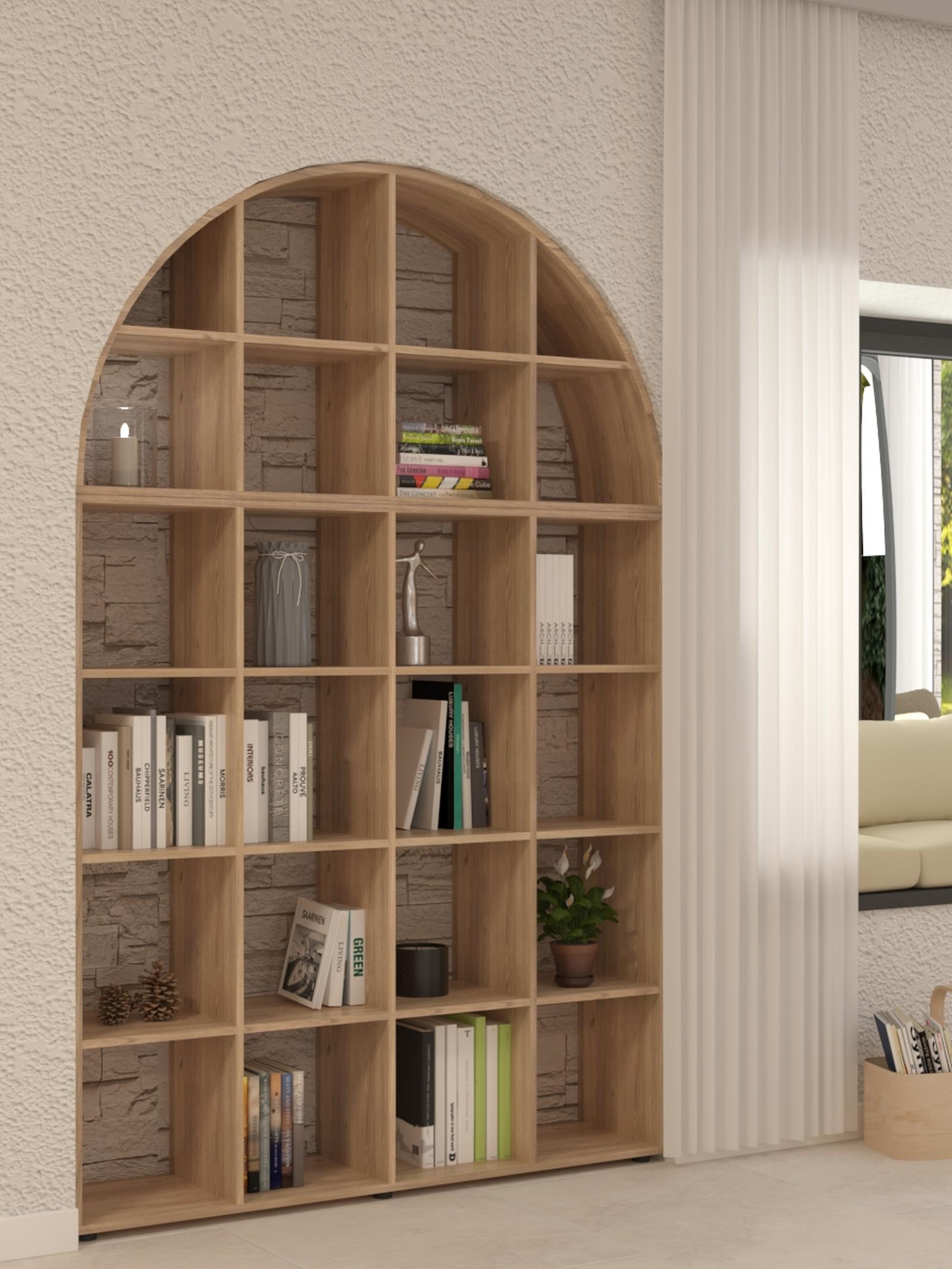 Etajera Sarah pentru living stil modern earthbound Etajera Sarah