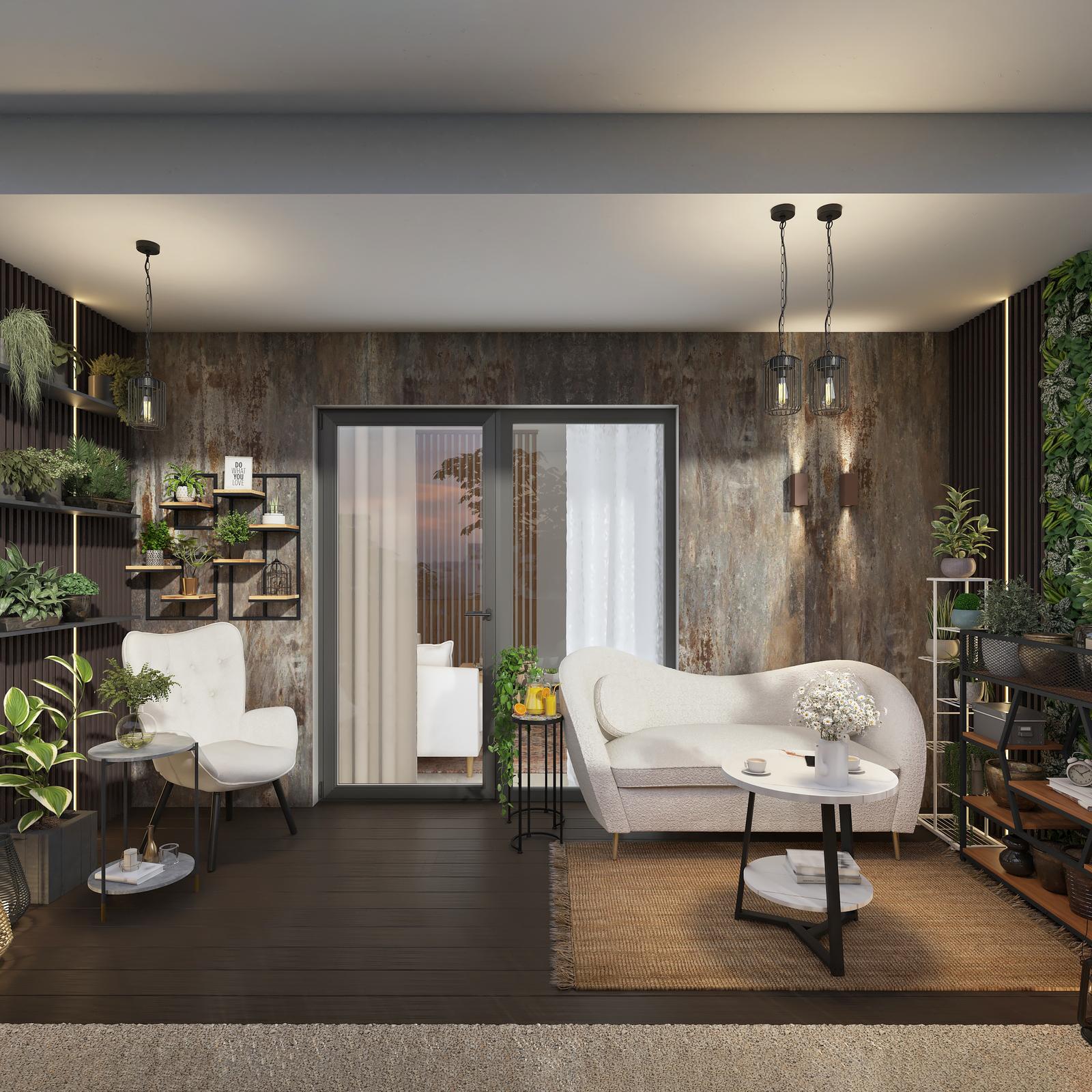 Lumina și mobilierul în amenajarea balconului_3
