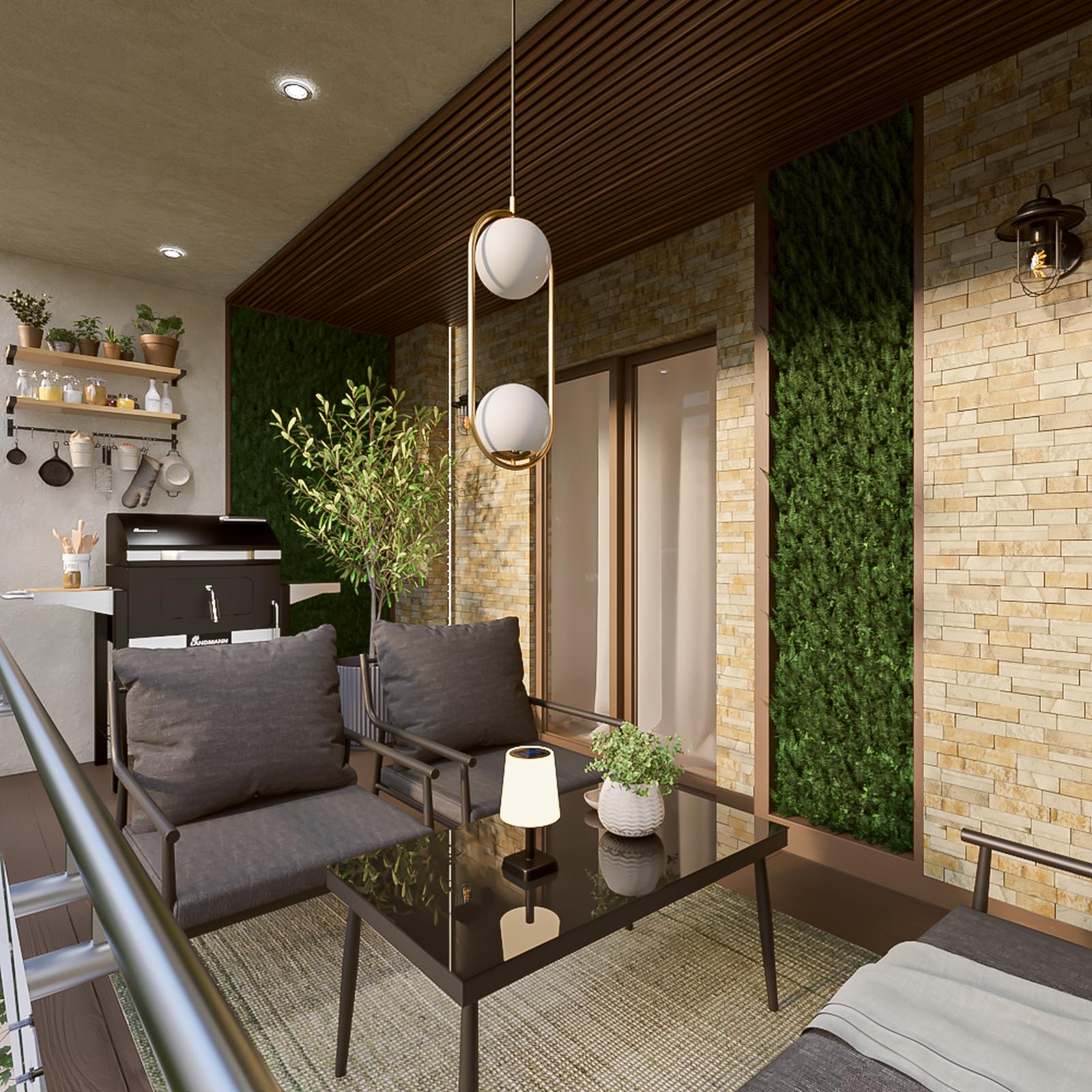Model amenajare balcon stil modern alexander