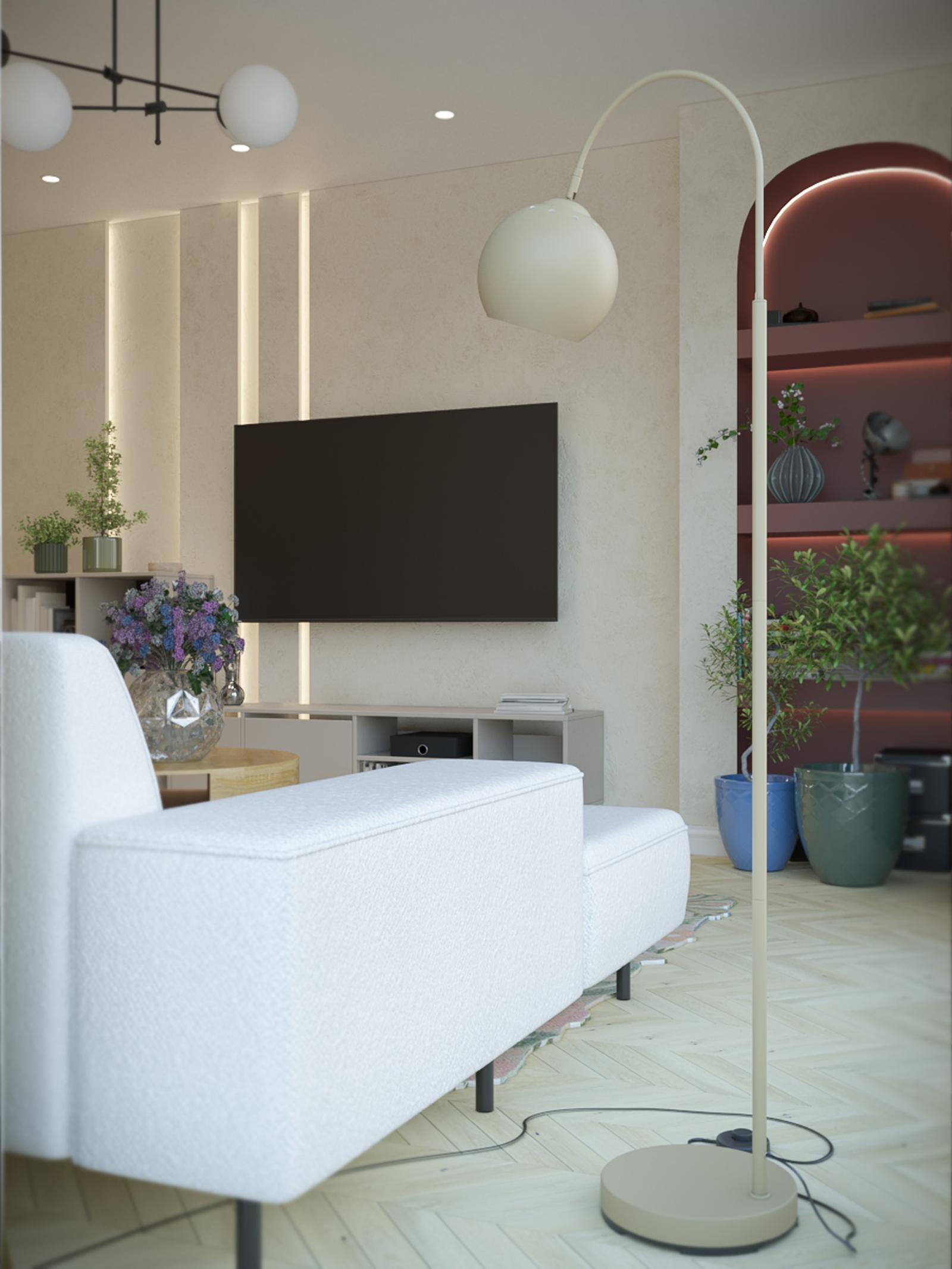 Spot LED incastrat pentru living stil modern enola Spot LED incastrat PT 09 70444 6 W lumina calda alb mat
