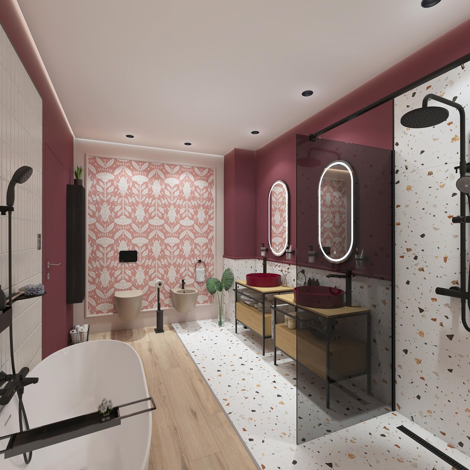 Model amenajare baie stil modern zengarda