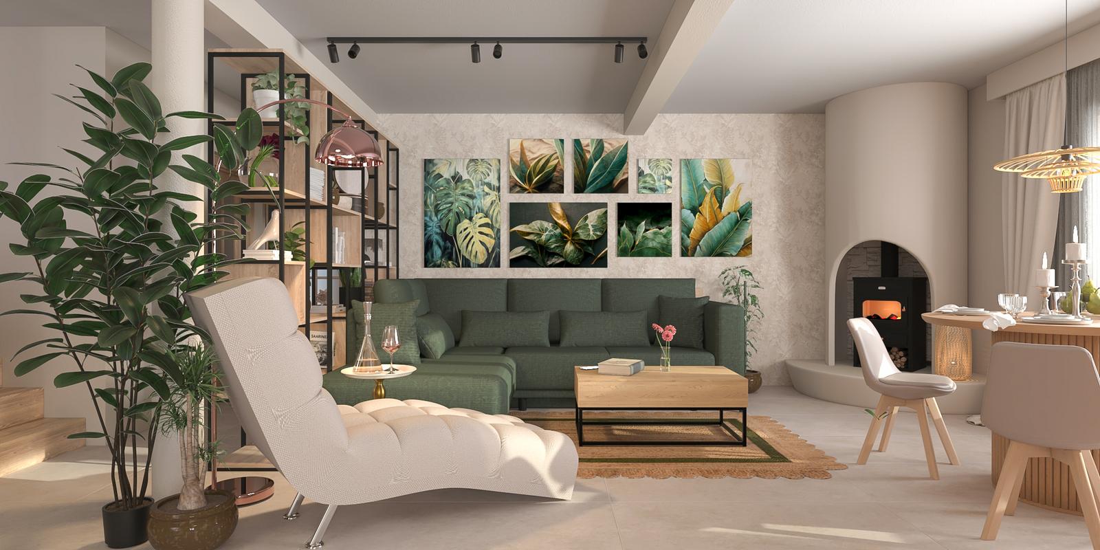 Model amenajare living stil modern evergreen_1