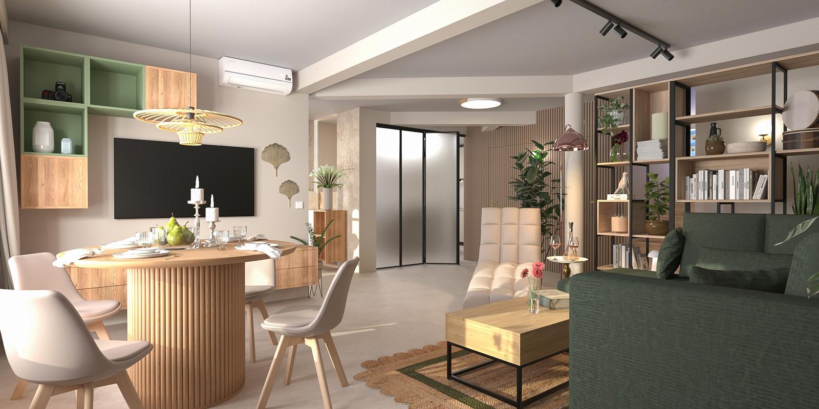 Model amenajare living stil modern evergreen_3