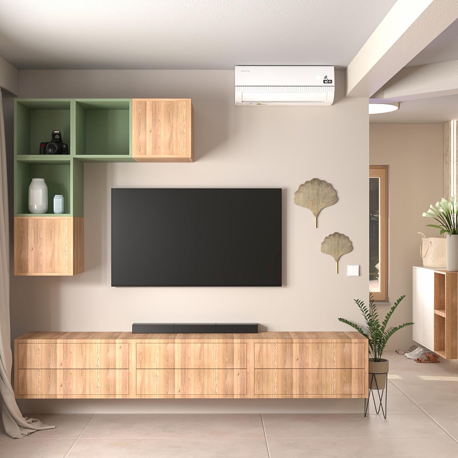 Comoda living M&M, cu sertare, stejar sonoma