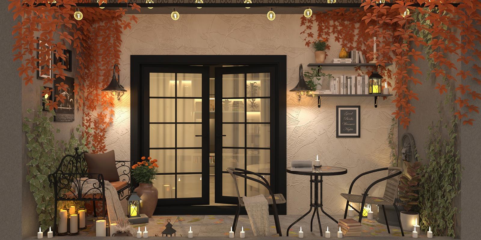 Model amenajare balcon stil clasic autumn reverie_1