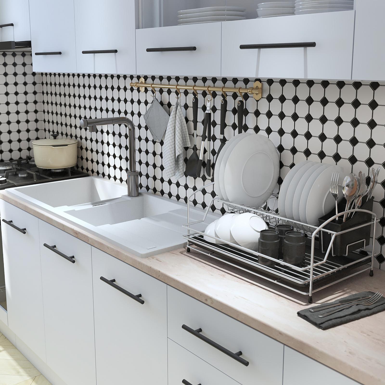 Baterie bucatarie, cu dus extractibil, Grohe Minta SmartControl 31613A00, 2 functii, control Push&Turn, finisaj grafit lucios