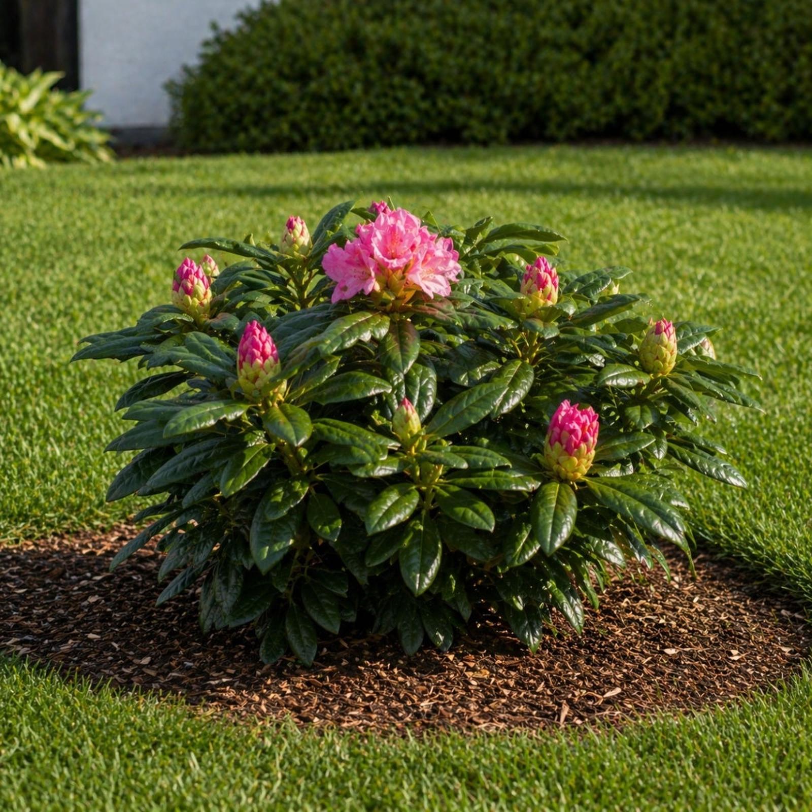 Arbust ornamental, cu flori, azalee - Rhododendron mix, H 50 cm, D 23 cm