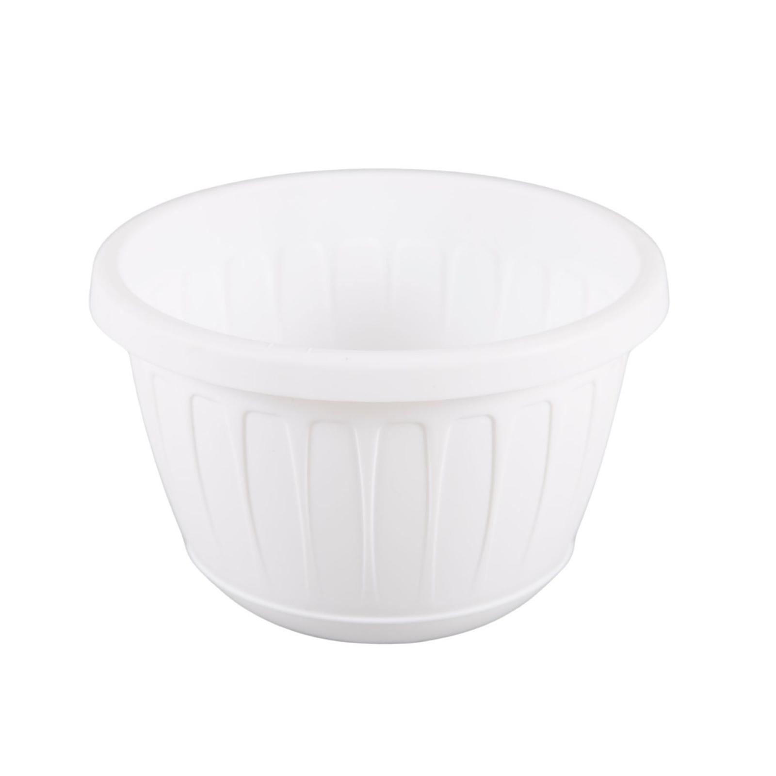 Ghiveci din plastic Stella, suspendat, alb, D 26 cm