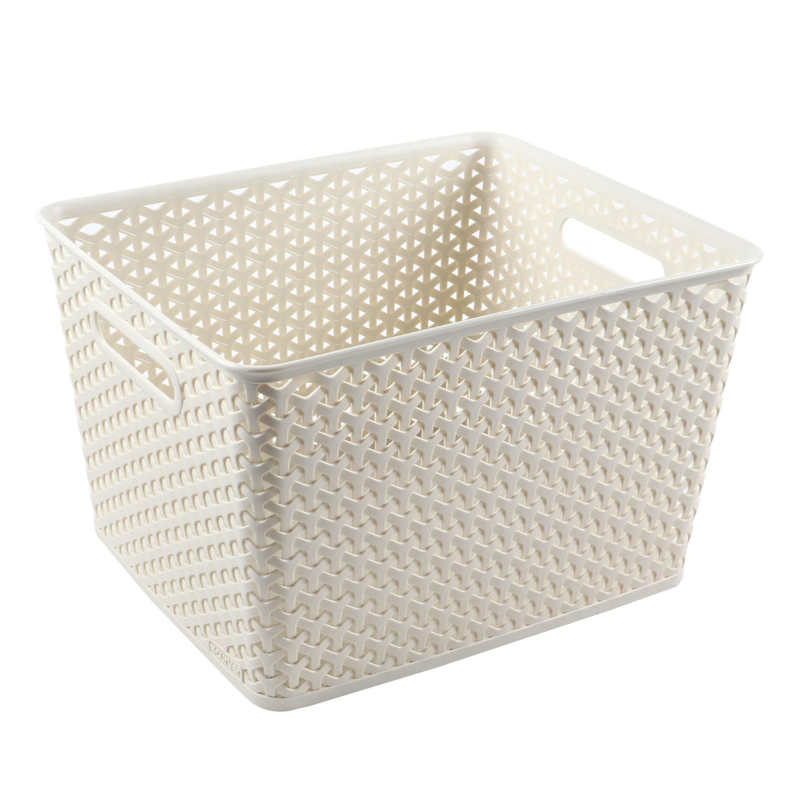 Cutie Rattan Curver, alb, 18 L, 33,5 x 29,5 x 22 cm
