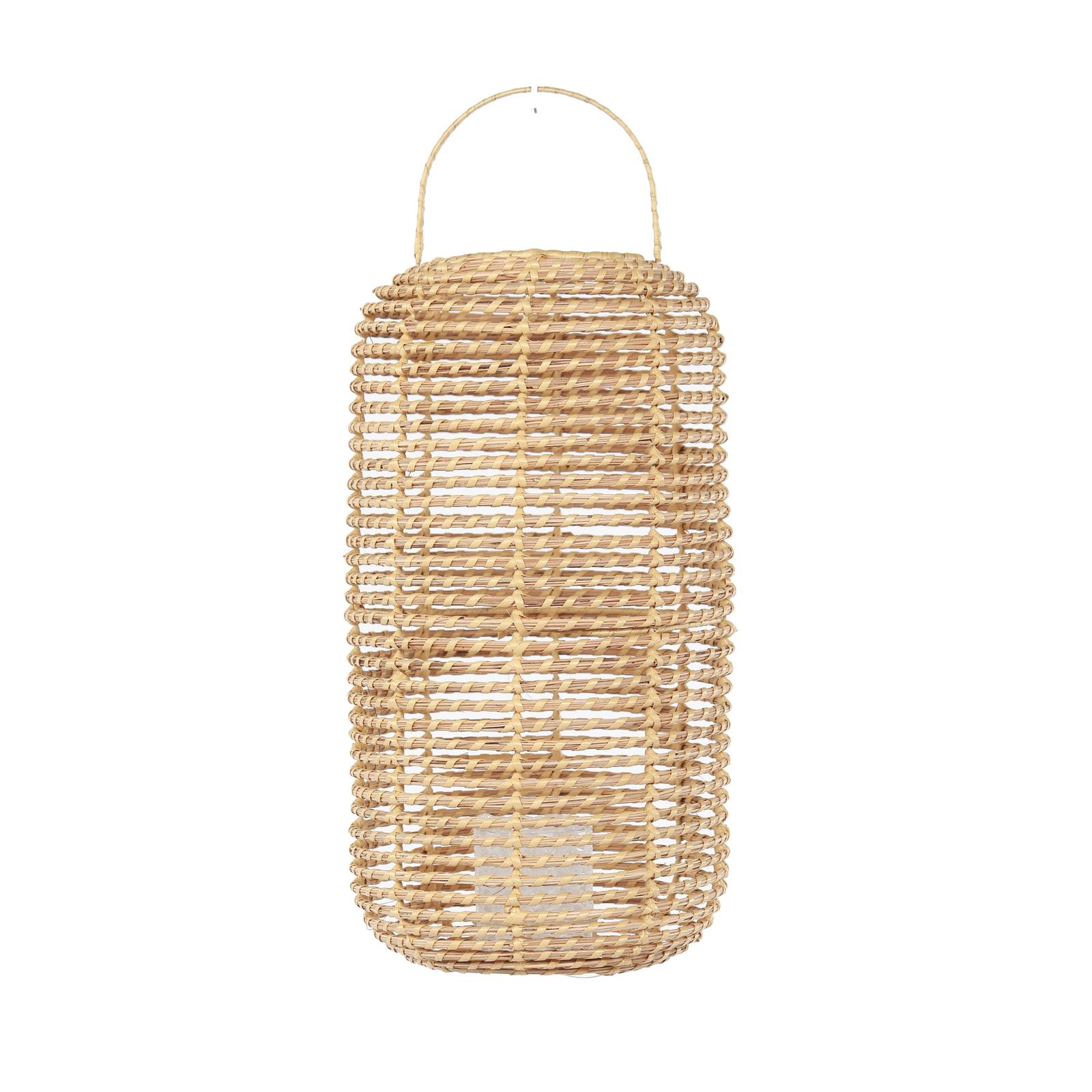 Suport lumanare, cu agatatoare, fibra de cocos, 30 x 30 x 44 cm