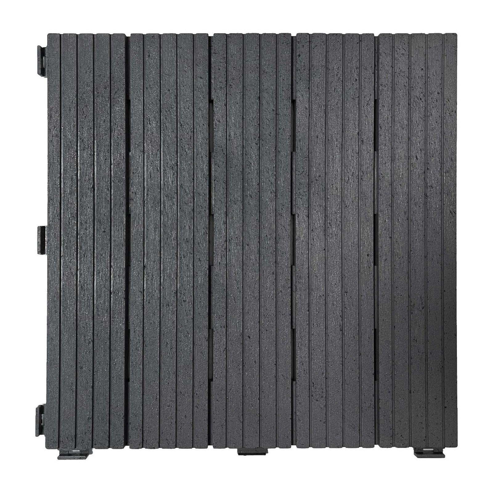 Placa podea exterior, S-tyle, antracit, 300 x 300 x 20 mm